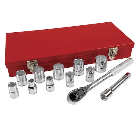 Urrea 1/2" drive socket set with accessories 13PC 54116